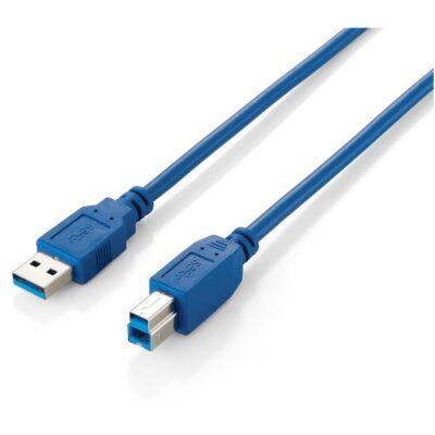 EQUIP – CAVO USB 3.0 da Tipo-A a Tipo-B, Blu, M/M, 3.0m