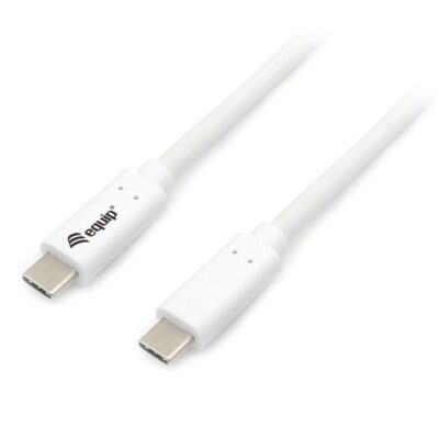 EQUIP – CAVO USB 3.2 Gen 1 da C a C, M/M, PD 60W, 5Gbps, Bianco, 2.0m