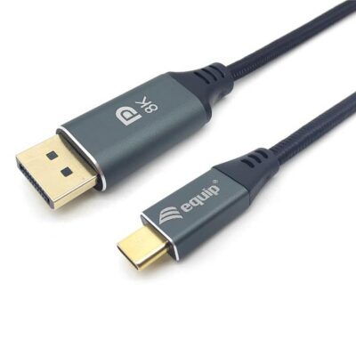 EQUIP – CAVO da USB-C a DiplayPort “Premium” 8K/60Hz M/M (comp. ThunderBolt 3), 1.0m