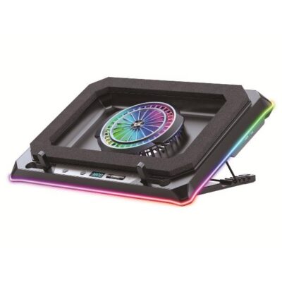 Base di raffreddamento per laptop da gaming, RGB, schiuma sigillata, supporto per cellulare