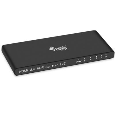 EQUIP – SPLITTER HDMI 2.0 A 2 PORTE ULTRASLIM – 4K