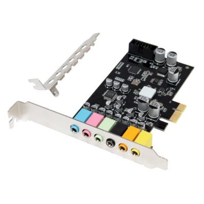 SCHEDA AUDIO PCIe Definition, 7.1 canali, Uscita SPDIF, Supporto Driver ASIO