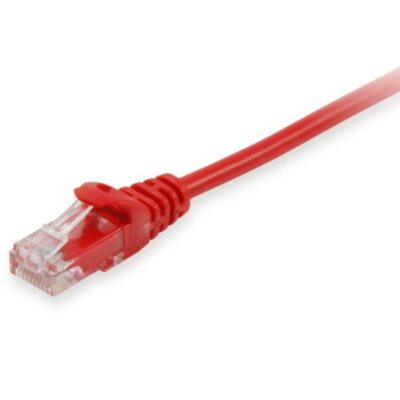 EQUIP – CAVO PATCH U/UTP CAT.6A 500MHz LSZH/LSOH, 4×2 AWG 26/7, ROSSO – 1.0 metro