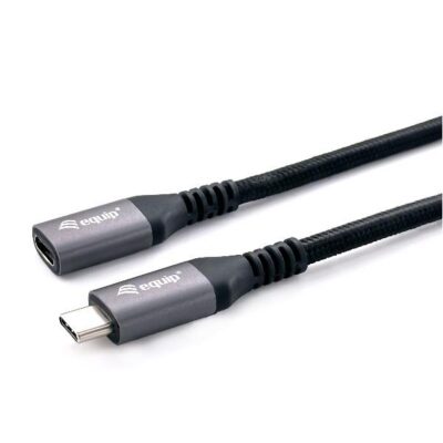 EQUIP – CAVO PROLUNGA USB 3.2 GEN.2 C M/F – 4K/60Hz, 10Gbps — Nero, 0.5m