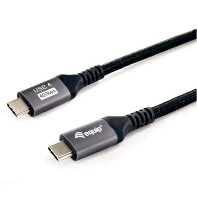EQUIP – CAVO USB 4 GEN.3 Type-C M/M – 8K/60Hz, 40Gbps, PD3.1 240W — Nero, 2.0m