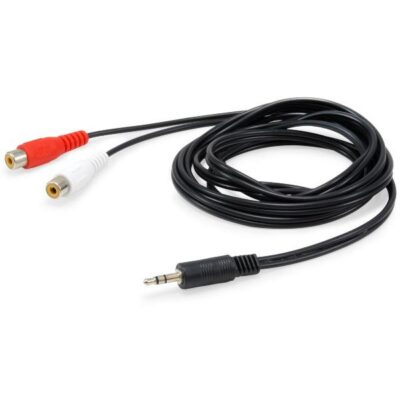 EQUIP – CAVO AUDIO STEREO da 3.5mm a 2x RCA M/F, 2.5mm