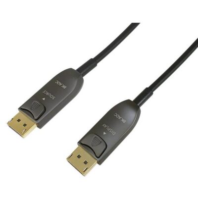 EQUIP – CAVO OTTICO ATTIVO (AOC) DisplayPort 1.4, 8K/60Hz, M/M, HDCP/HDR/DSC/MST, 15m