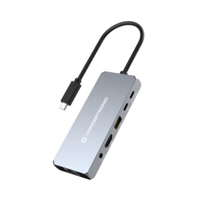 DOCKING STATION 6-IN-1 USB4 – 40Gbps, 8K 60Hz HDMI, 2.5GbE LAN, USB-A 10Gbps, USB-C 10Gbps, 100W USB PD, Audio
