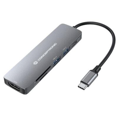DOCKING STATION 6-IN-1 USB 3.2 GEN 1 — HDTV, 100W USB PD, USB 3.0, USB 2.0, SD, TF/MicroSD