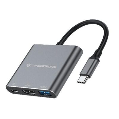 DOCKING STATION 3-IN-1 USB 3.2 GEN 1 — 1x HDMI, 1x USB-C PD 100W, 1x USB 3.0