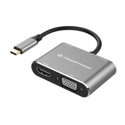 DOCKING STATION 4-in-1 USB 3.2 Gen 1, HDMI, VGA, USB-A 3.0, 100W USB PD