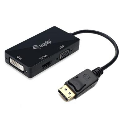 EQUIP – ADATTATORE da DisplayPort a VGA/HDMI/DVI