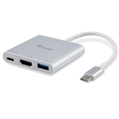EQUIP – ADATTATORE da USB-C a HDMI/USB-A/USB PD 60W