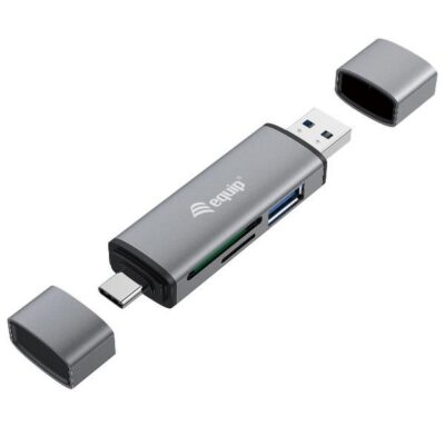 EQUIP – LETTORE DI SCHEDE CON HUB USB 3.0 ALL IN ONE OTG