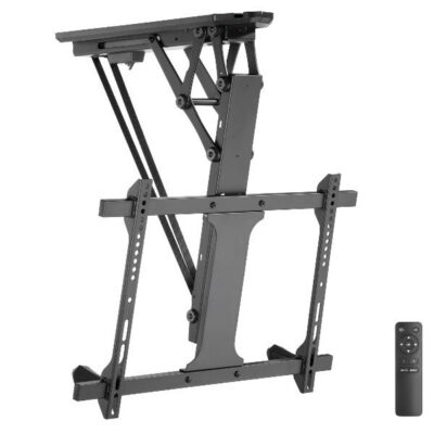 EQUIP – STAFFA TV 32″-70″ MOTORIZZATA DA SOFFITTO RIBALTABILE