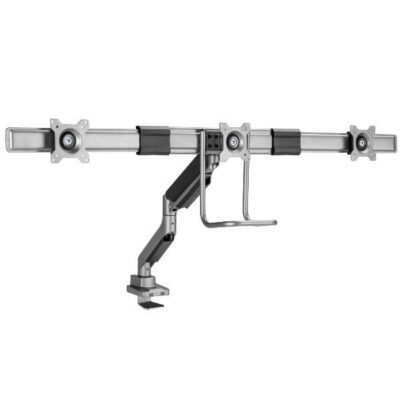 EQUIP – STAFFA TRIPLO MONITOR 17″-27″ PAN & TILT DA SCRIVANIA