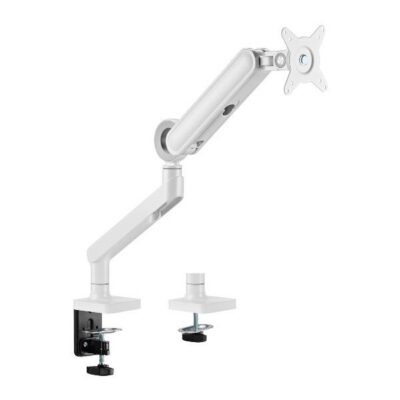 EQUIP – STAFFA MONITOR 17″-35″ “PREMIUM” PAN & TILT DA SCRIVANIA, BIANCO