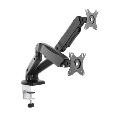 EQUIP – STAFFA DOPPIO MONITOR 17″-32″ PAN & TILT DA SCRIVANIA