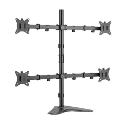 EQUIP – STAFFA QUADRUPLO MONITOR 17″-32″ ARTICOLATO DA SCRIVANIA