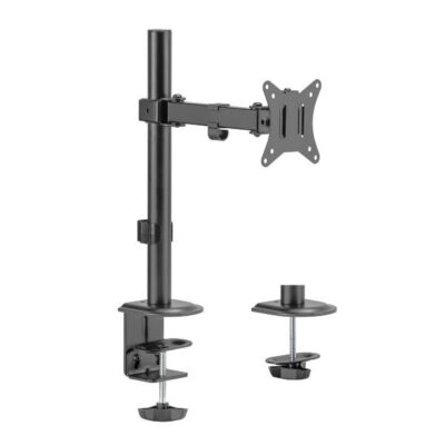 EQUIP – STAFFA MONITOR 17″-32″ ARTICOLATA PAN & TILT DA SCRIVANIA, 360°