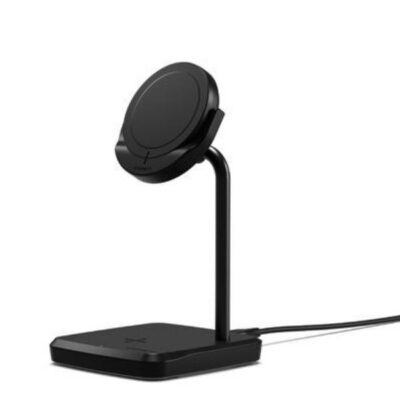 Base di ricarica 2 in 1 ChargeBase Qi2 per iPhone e AirPods – Nero