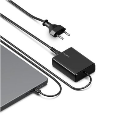 PowerMaxx 100W GaN USB-C Laptop Charger – Black – EU