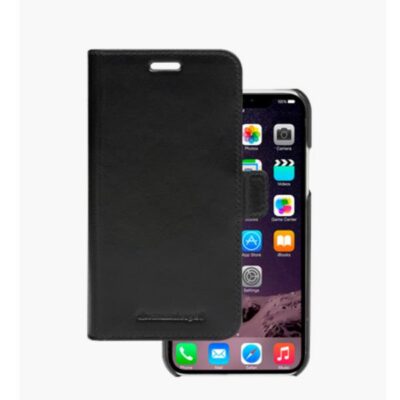 Lynge – Custodia in Pelle per iPhone 11/XR – Nero