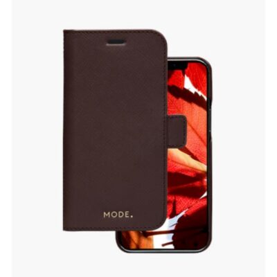 New York – Custodia in pelle Saffiano per iPhone 12/12 Pro – Marrone