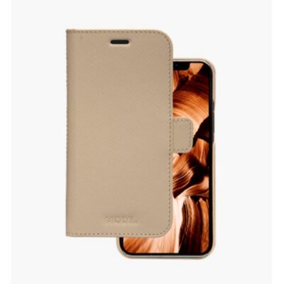 New York – Custodia in pelle Saffiano per iPhone 12/12 Pro – Rosa Sabbia