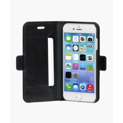 Copenhagen Slim – Custodia in Pelle per iPhone SE/8/7/6 – Nero