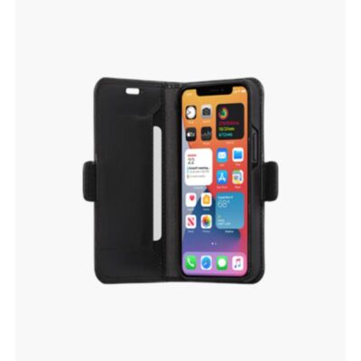 Copenhagen Slim – Custodia in Pelle per iPhone 12 mini – Nero