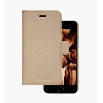 New York – Custodia in pelle Saffiano per iPhone SE/8/7 – Rosa Sabbia