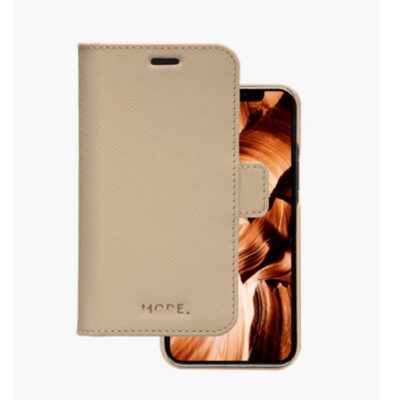 New York – Custodia in pelle Saffiano per iPhone12 mini – Rosa Sabbia