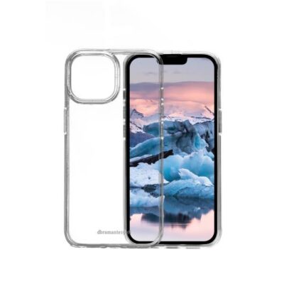 Greenland – Custodia per iPhone 14 Pro in 100% Plastica Riciclata – Trasparente