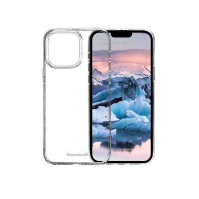 Greenland – Custodia per iPhone 14 Pro Max in 100% Plastica Riciclata – Trasparente