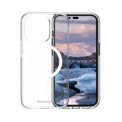 Iceland Pro – Custodia per iPhone 14 Pro in 100% Plastica Riciclata – Trasparente