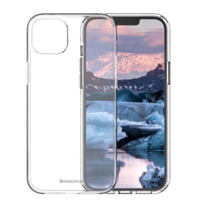 Iceland Pro – Custodia per iPhone 14 Plus in 100% Plastica Riciclata – Trasparente