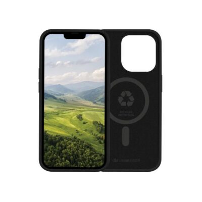 Monaco – Custodia per iPhone 14 Pro in Plastica Riciclata – Nero