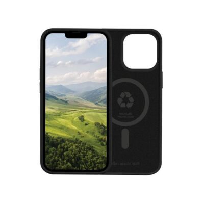 Monaco – Custodia per iPhone 14 Pro Max in Plastica Riciclata – Nero
