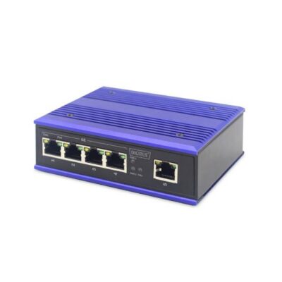 IND 4PORT GIGABIT POE + SWITCH