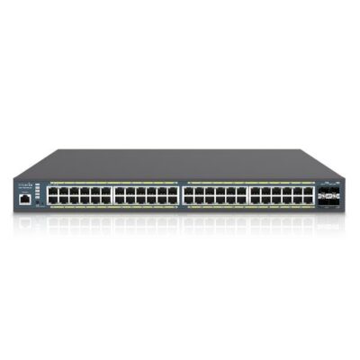Switch 48-port GbE PoE.af/at(+) 410W 4xSFP L2 19i