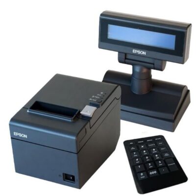 EPSON STAMPANTE FISCALE FP81II RT DA 58 MM – DISPLAY LCD, TASTIERA 23 TASTI, USB, LAN, RS232