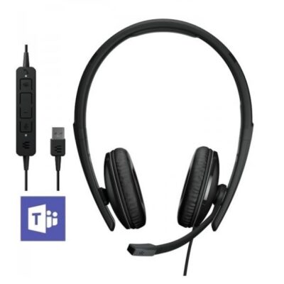ADAPT 160T ANC USB-C, Cuffia stereo, microfono a cancellazione di rumore, padiglioni maggiorati – Certificata Microsoft teams