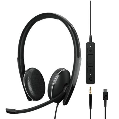 ADAPT 165T USB II, USB-C e Jack 3,5 mm, Cuffia stereo con microfono, certificata Microsoft Teams