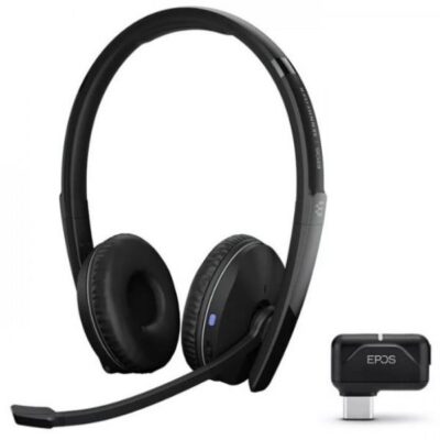 ADAPT 261 Cuffia Double Bluetooth con dongle USB-C, certificata Microsoft Teams