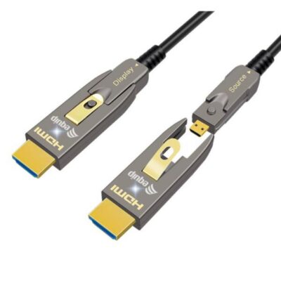 EQUIP – Cavo ottico attivo HDMI 2.0 staccabile tipo D + A, 4K/60Hz – 30m