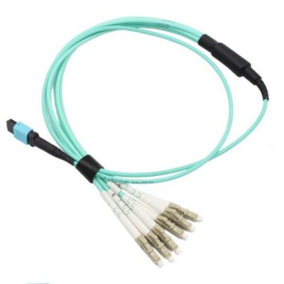 EQUIP – Cavo fibra ottica multimodale OM3 da MTP a 6 x LC Simplex, 1m