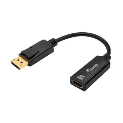 EQUIP – Adattatore passivo da DisplayPort a HDMI, da DisplayPort 1.2 a HDMI 1.4, M/F, 4K/30 Hz, HDCP 1.4