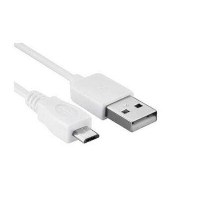 XUMICROU150W Cavo USB 2.0 da USB Tipo A Maschio a Micro USB Tipo B Maschio – 1,5 m – Bianco
