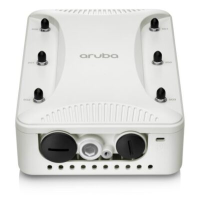 AP rinforzato per interni Aruba AP-318 (RW) 802.11n/ac Dual-Radio 2×2:2/4×4:4 con 6 connettori